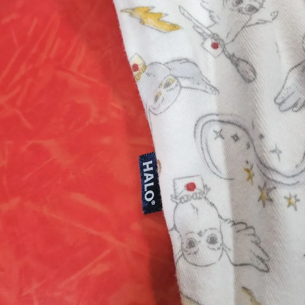 Harry Potter Halo Sleep Sack Swaddle 3-6 Mths 3 Way Blanket 2 Way Zip Owl